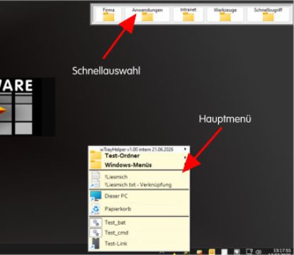 Bild von wTrayHelper